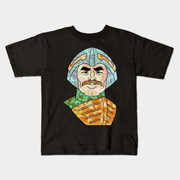 Grayskull Gang - Man-at-Arms Kids T-Shirt by Leroy Binks